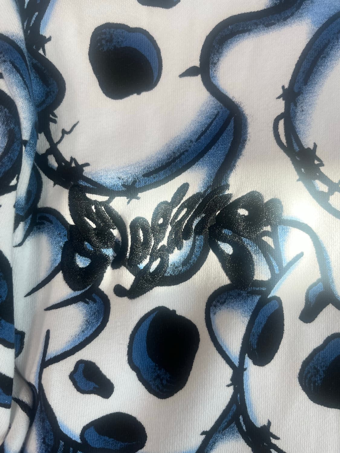 글로갱 후디 XL 정품 (glo skull zip hoodie blue) 상품이미지6