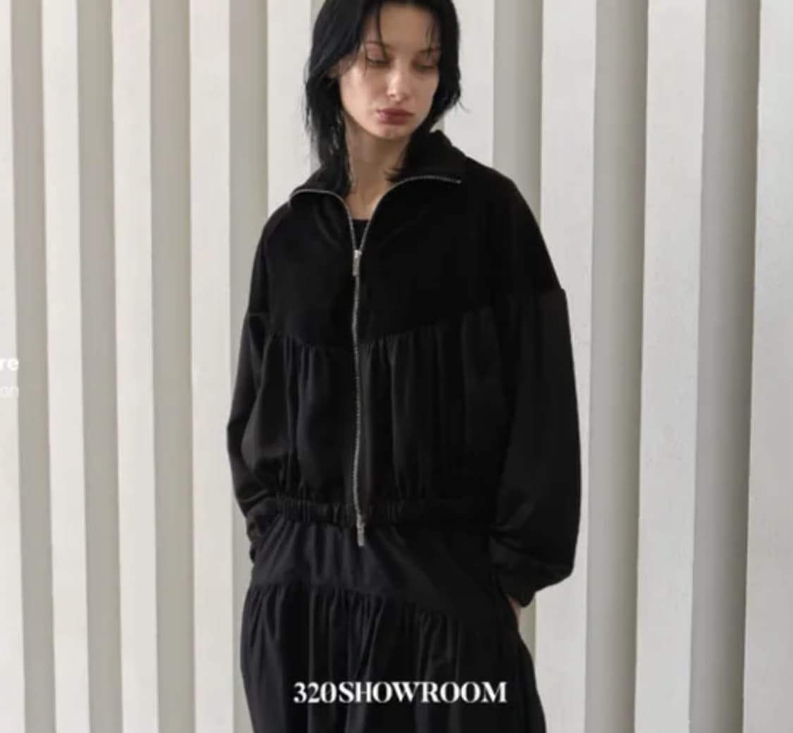 320쇼룸 벨벳집업 상품이미지3