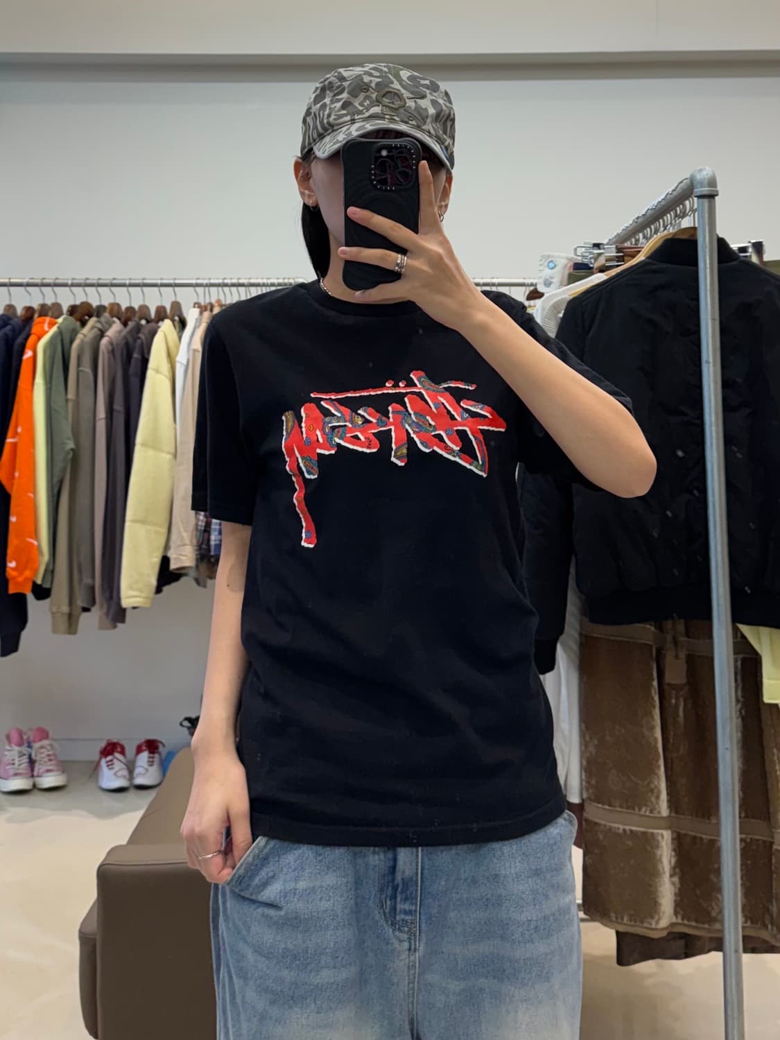 스투시 페이즐리 로고 티셔츠  상품이미지7