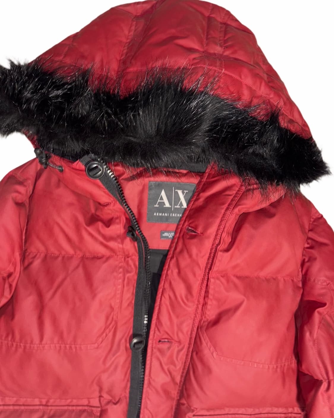 00’s Armani Exchange Fur Hooded Down 상품이미지3