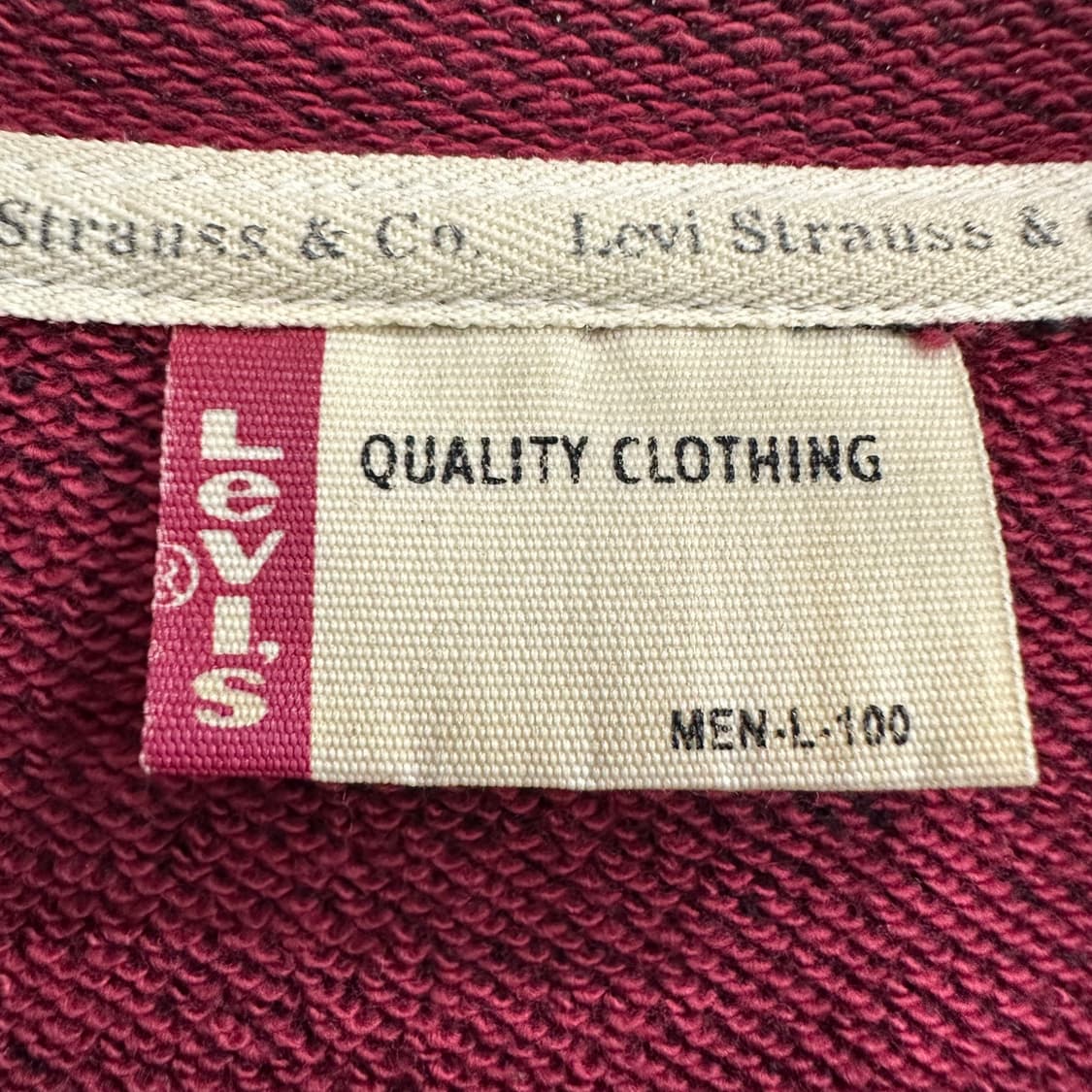 100 리바이스 남자 루즈핏 맨투맨 상품이미지3