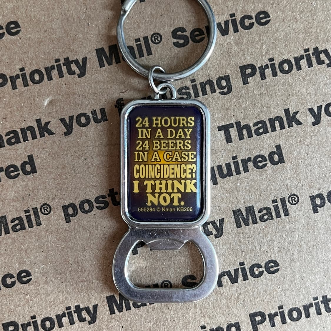 90s vtg Beer Bottle Opener Keyring 상품이미지1
