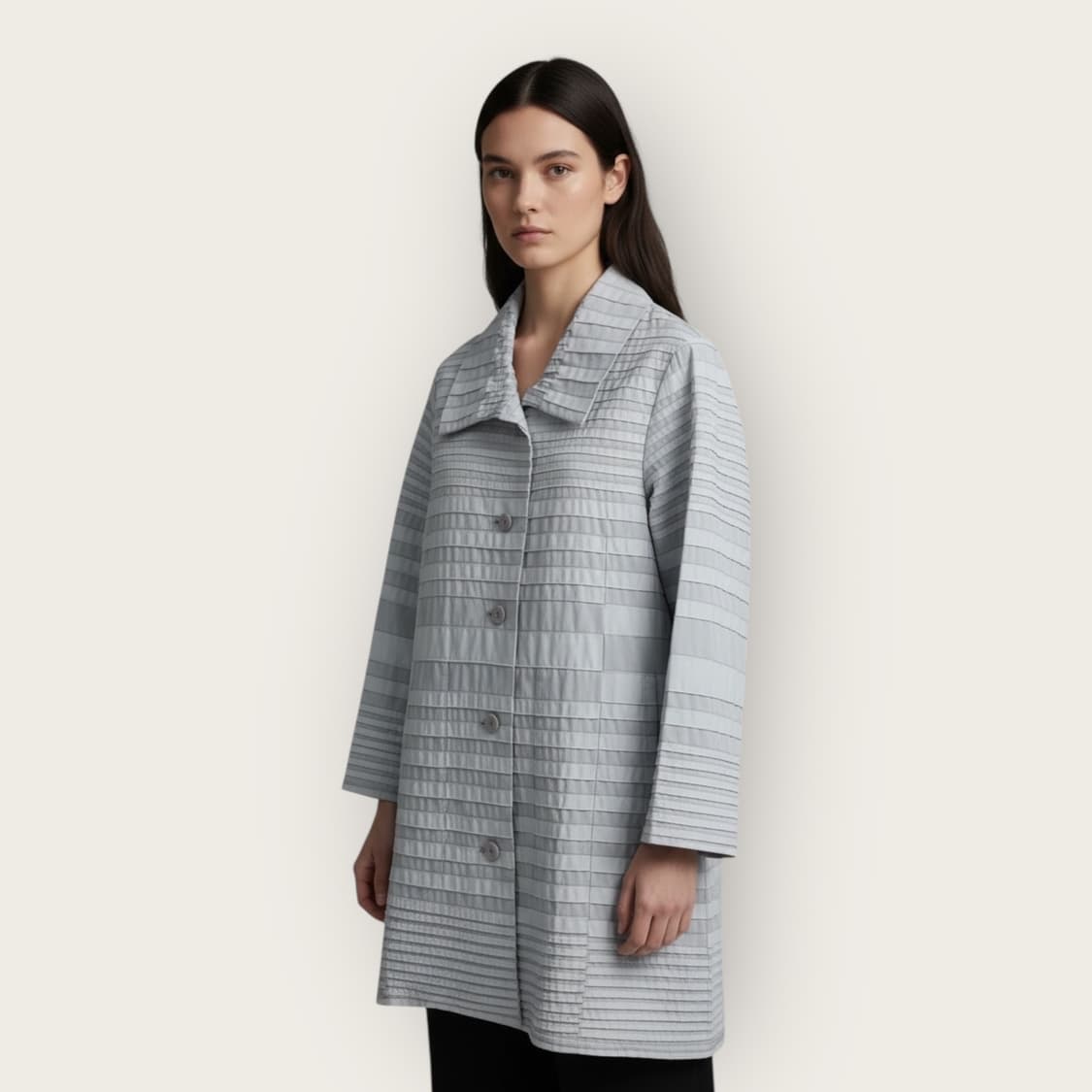 2/ 이세이미야케 콘도르 스트레치 코트 자켓 상품이미지1