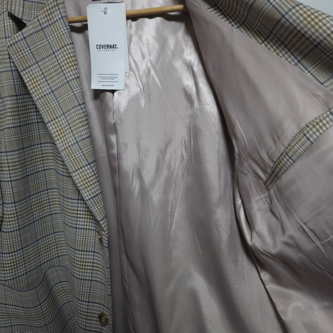 커버낫 정장코트 블레이저 체크자켓 코트 L 상품이미지7
