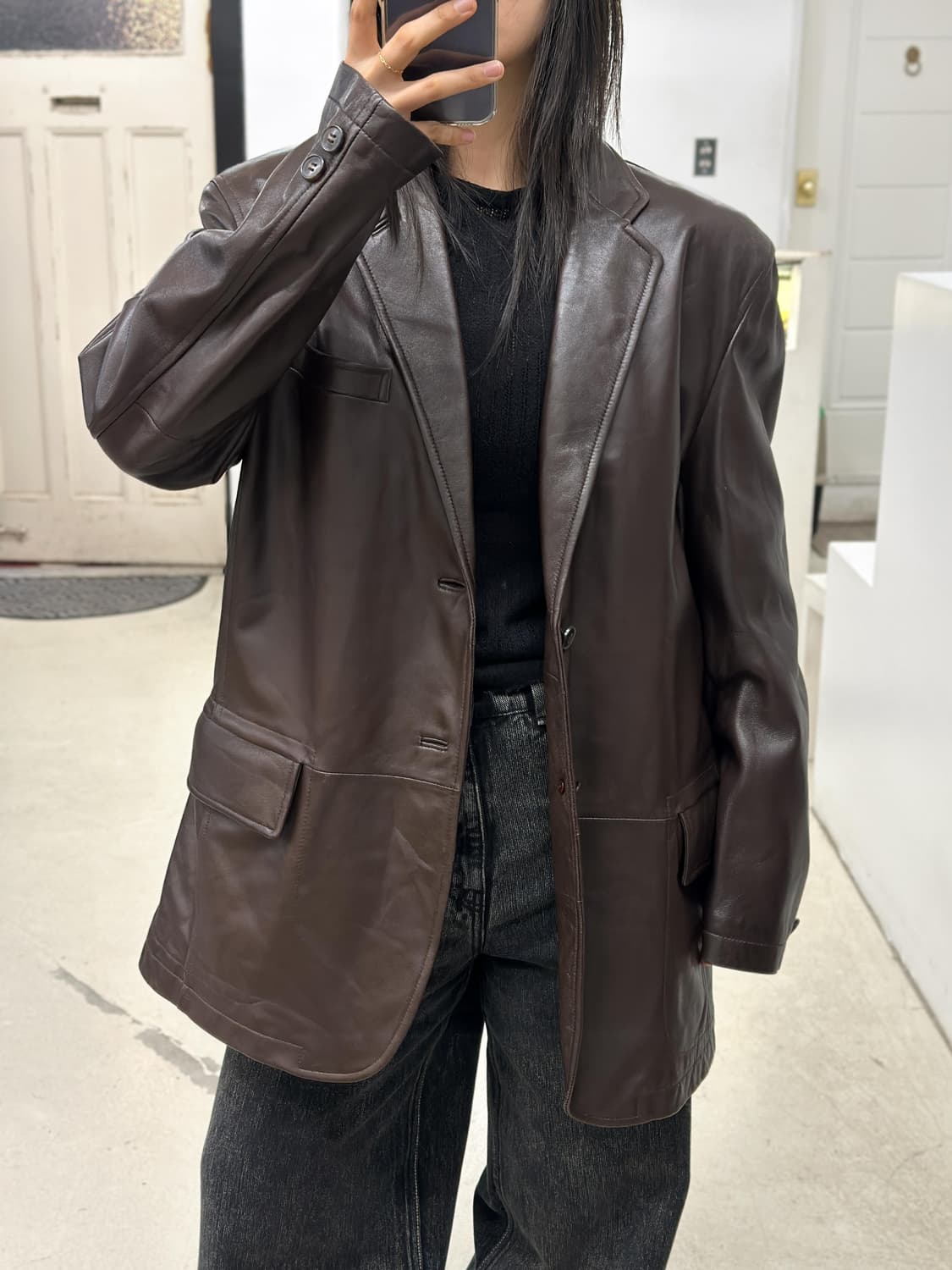 레더 블레이저 상품이미지6
