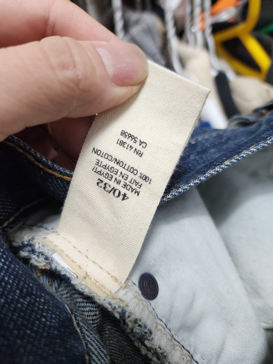 (빅사이즈) 데님앤서플라이 폴로 랄프로렌 청바지 상품이미지4