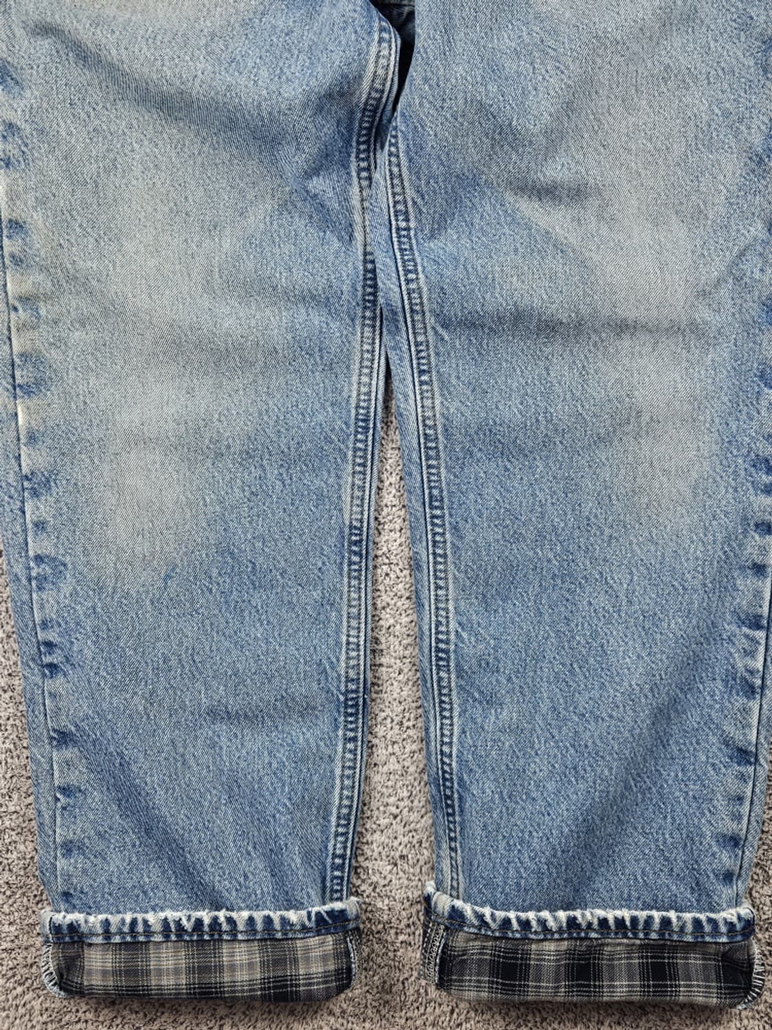 칼하트 헤비 플란넬 데님 워크 팬츠 ( 34 X 30 )/ 10376 상품이미지7