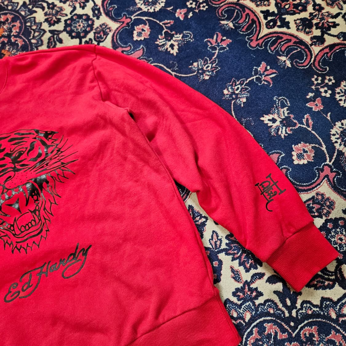 에드하디 시그니쳐 프린팅 스웻 맨투맨 티셔츠 상품이미지5