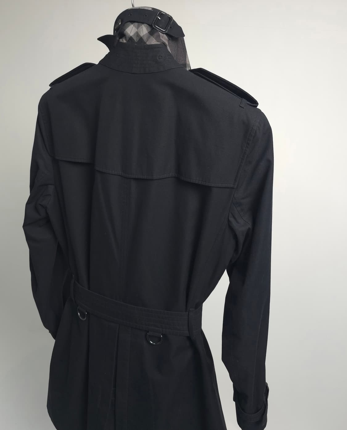 버버리 정품 PRORSUM 영국생산 블랙 트렌치코트 클래식 아카이브 10 상품이미지7