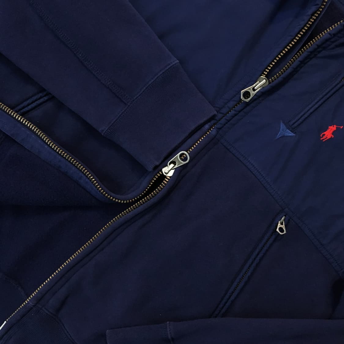 폴로랄프로렌 네이비 투웨이 집업 져지 자켓 남성 105 사이즈 상품이미지4