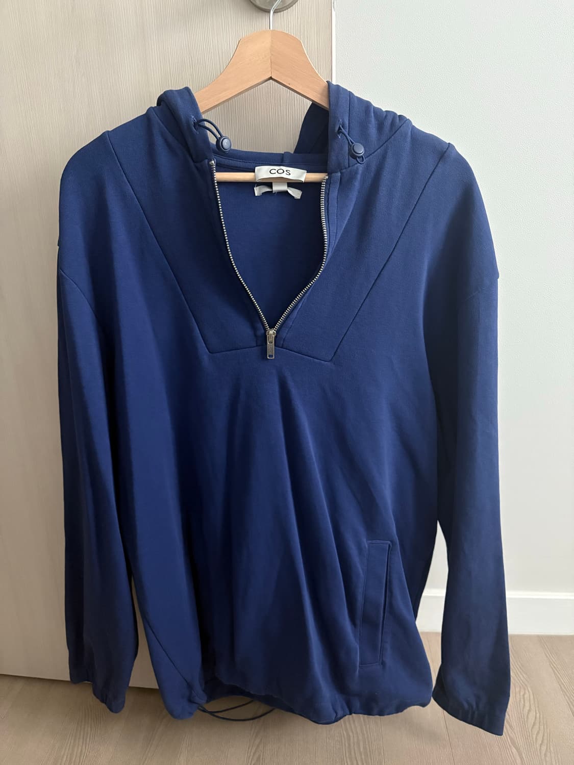 COS 반집업 후드티 상품이미지3