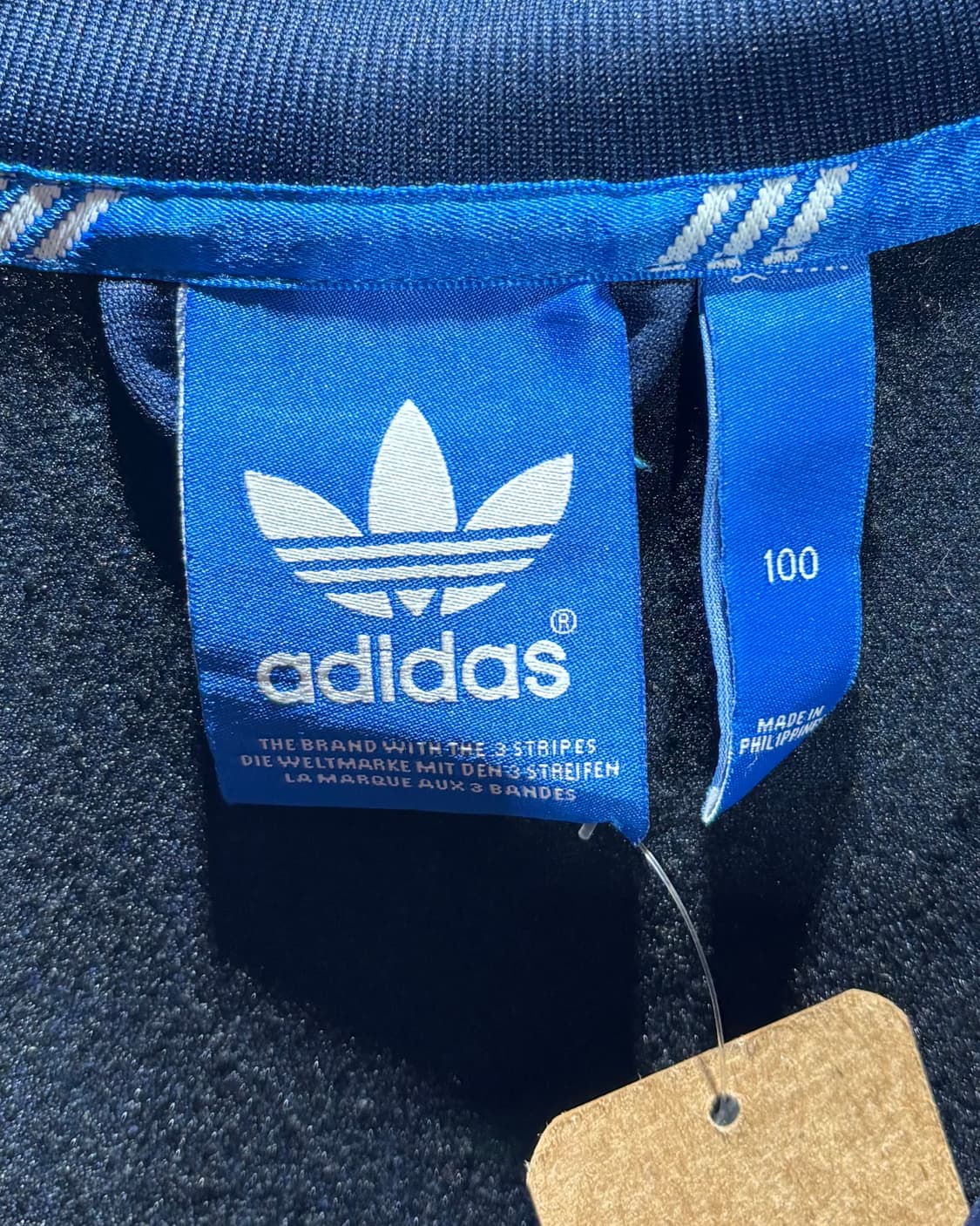 L 아디다스 파이어버드 박스 네이비 트랙탑 상품이미지5