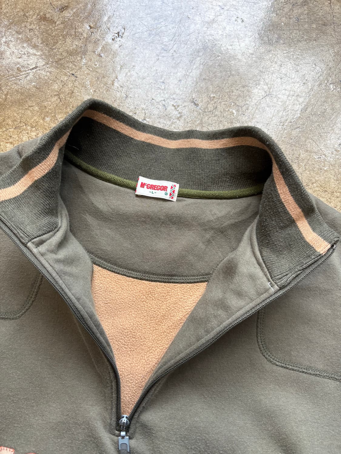 Mcgregor 안감 플리스 하프 집업 스웻 상품이미지5