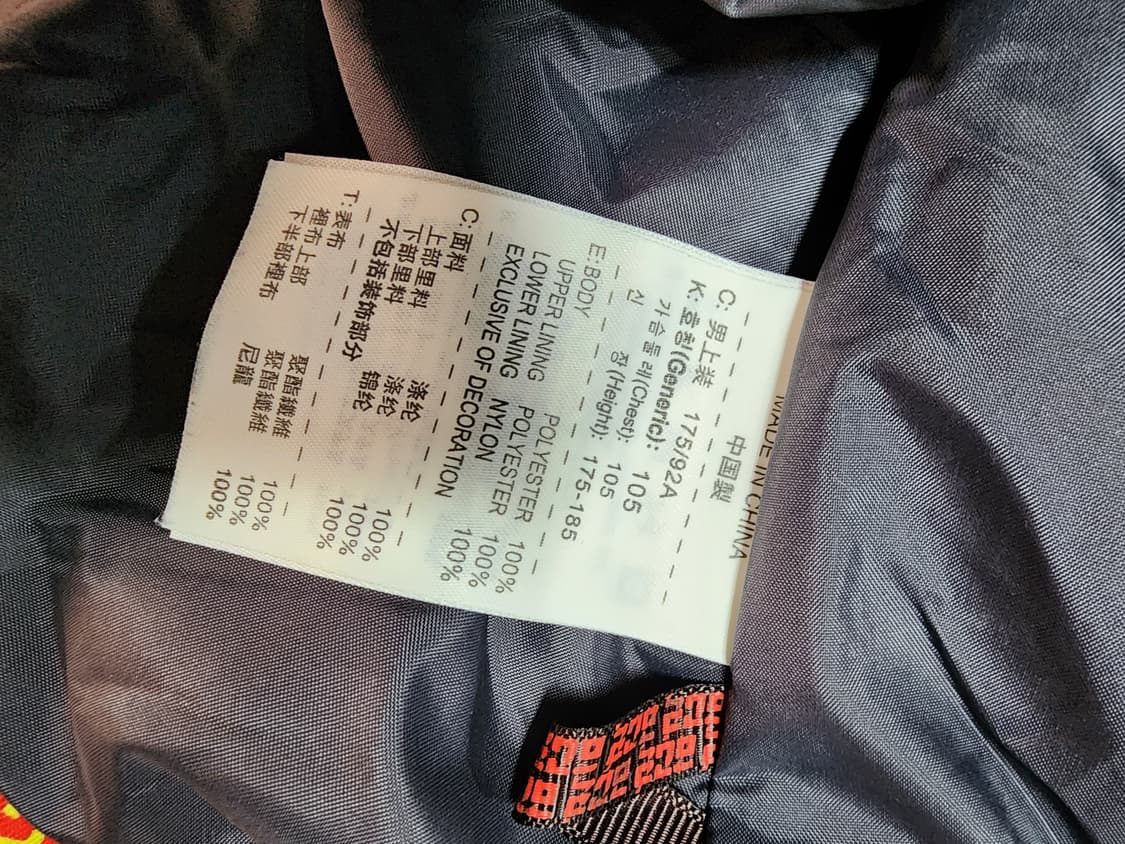 나이키 ACG 오렌지 패턴 후드 바람막이 보드복 상품이미지5