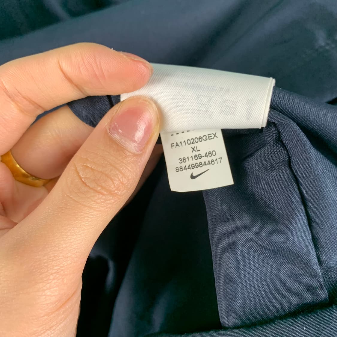 00s 나이키 국대 네이비 트랙 바람막이 상품이미지5