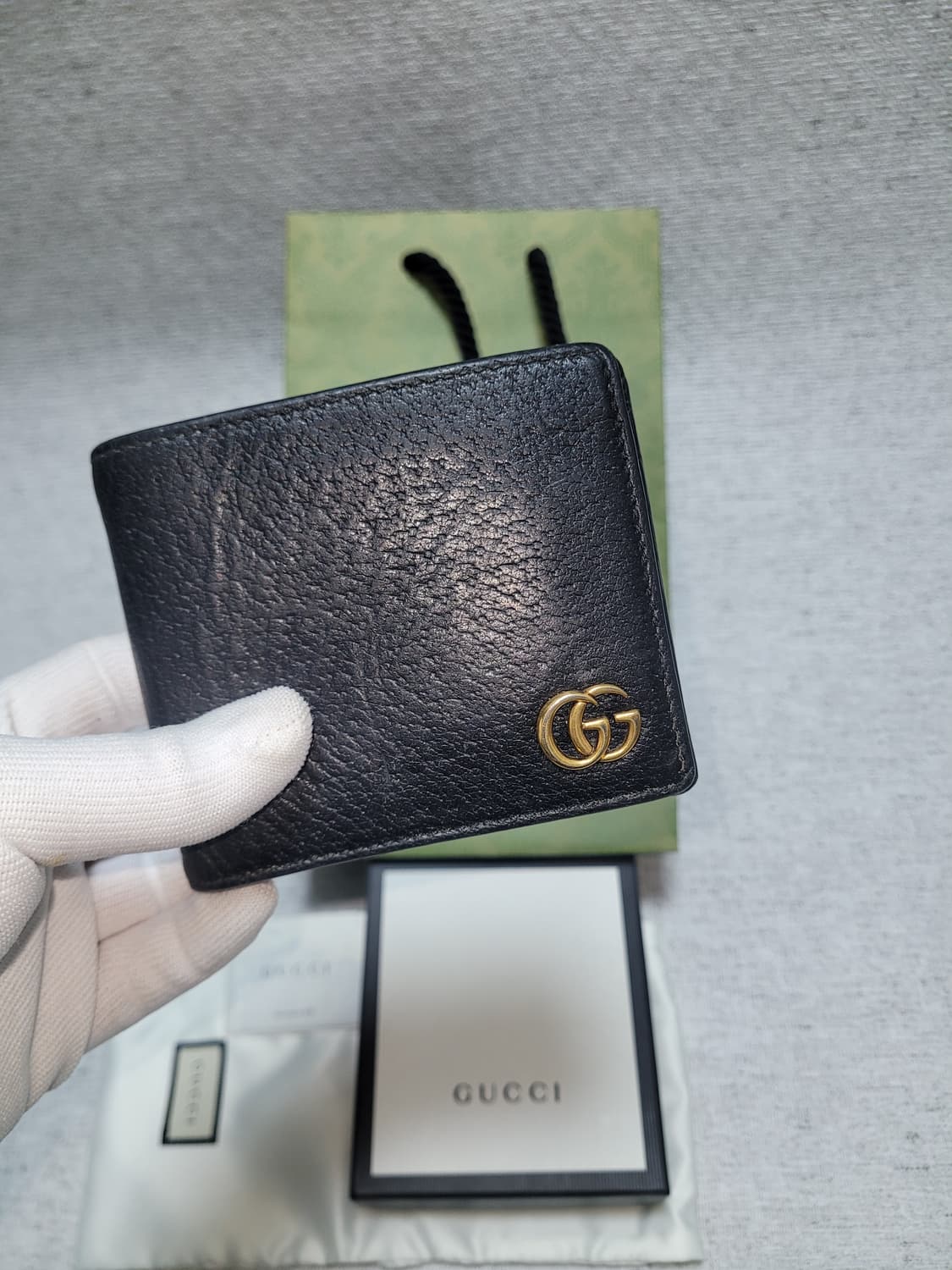 구찌 GG 마몬트 반지갑 블랙 상품이미지1