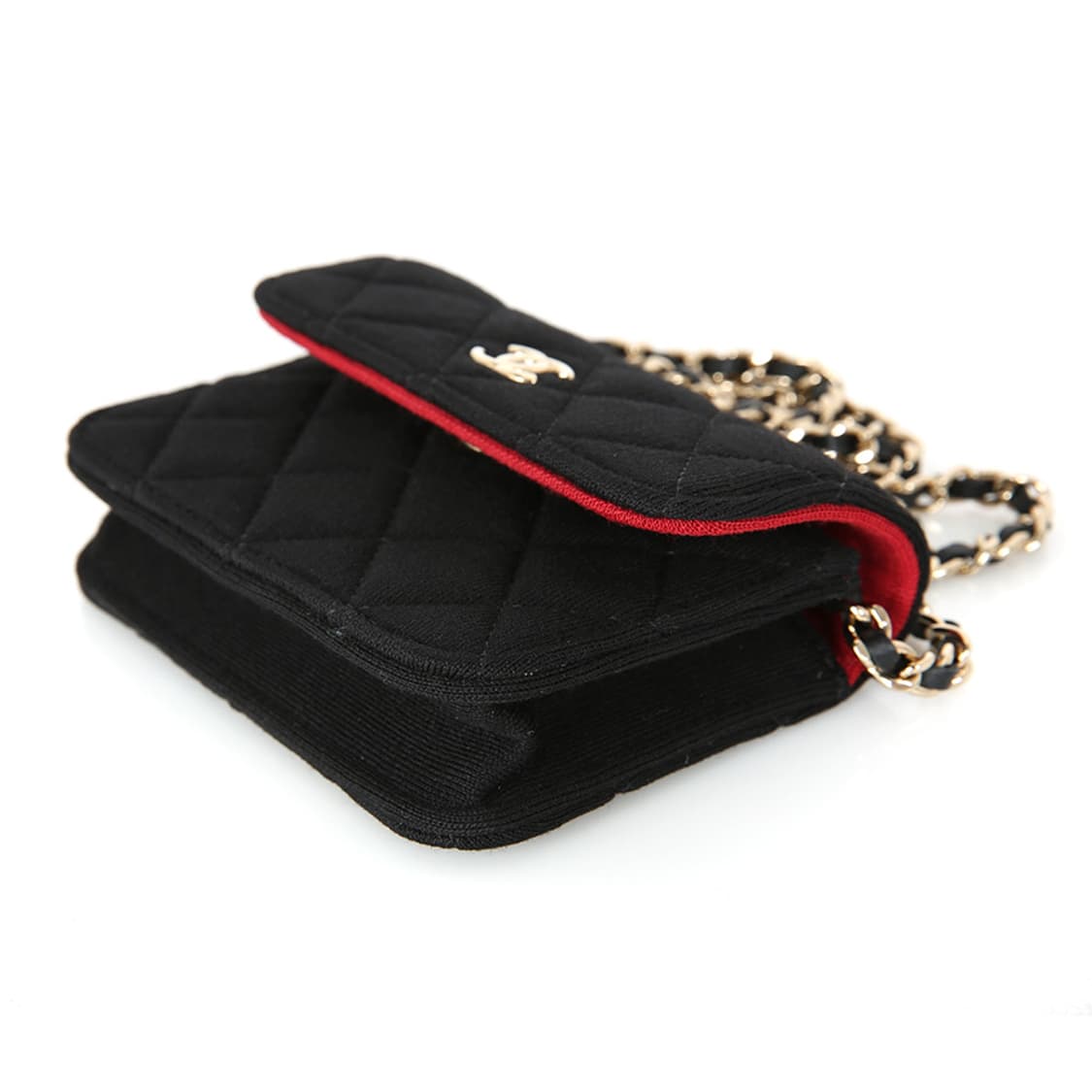 샤넬 VIP 사은품 미니크로스 울 저지 블랙 체인백 CD0104 상품이미지8