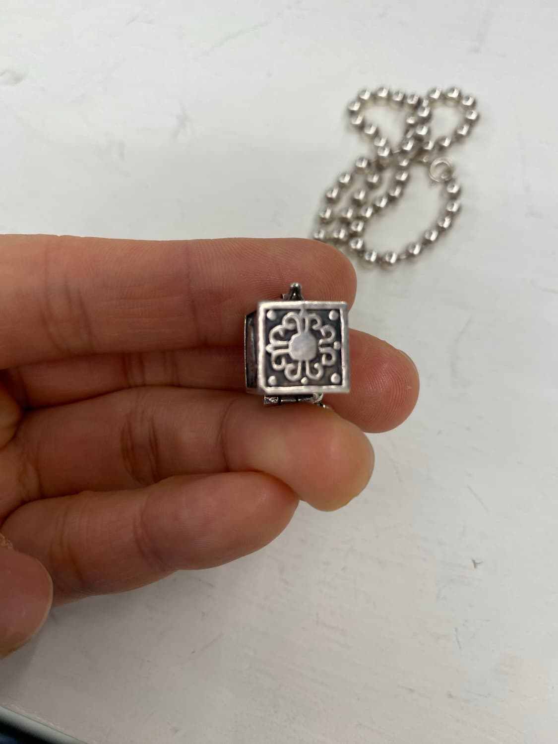 925 실버 볼체인 목걸이 상품이미지8