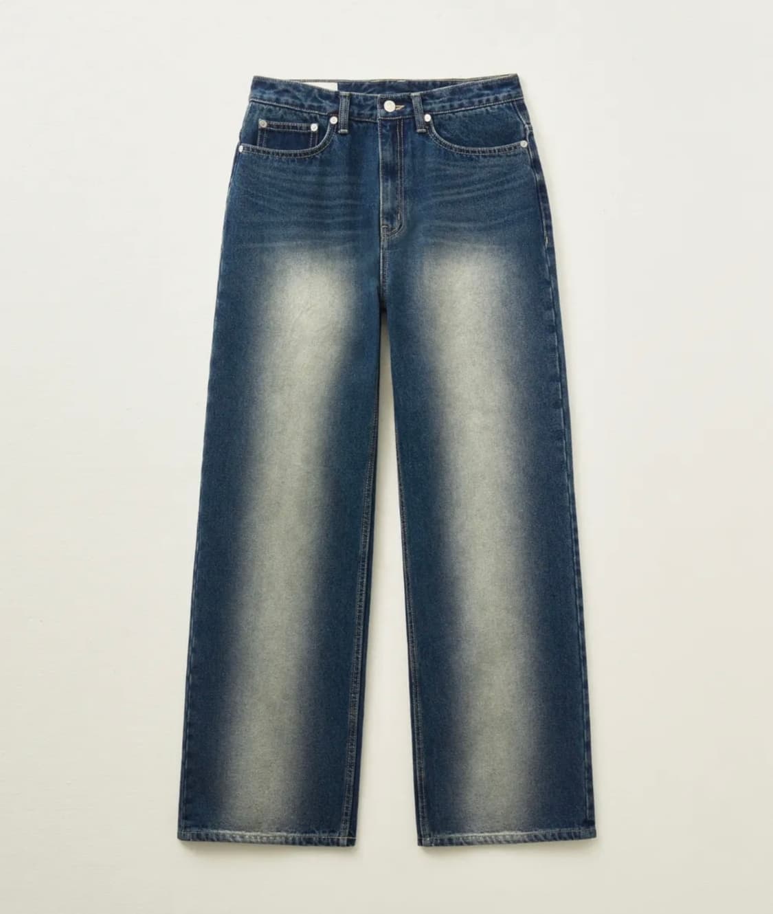 새터 (SATUR) 브루클린 뉴트로 와이드 워시드 데님팬츠 상품이미지3