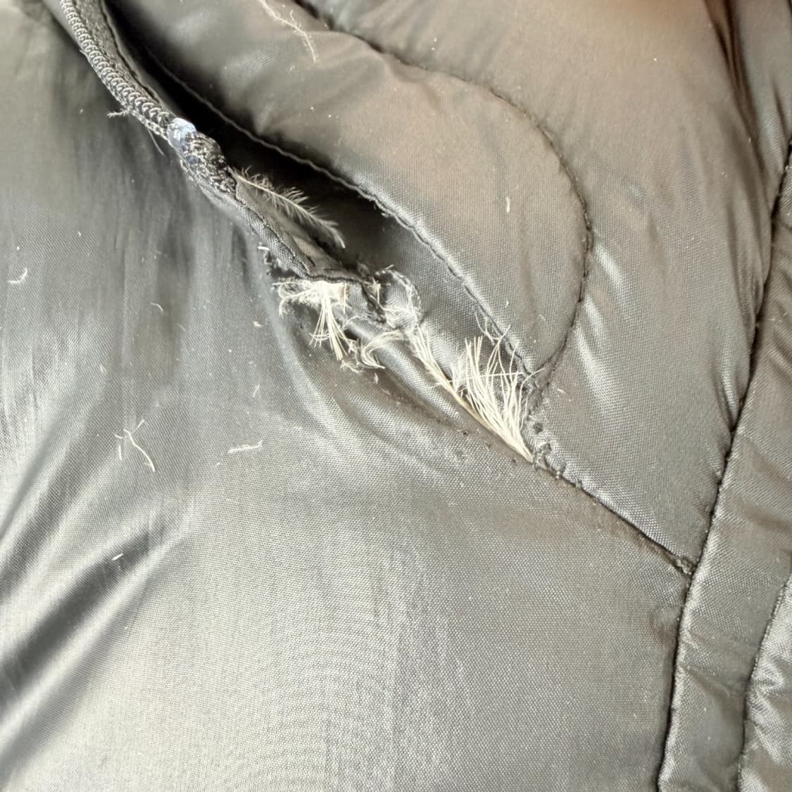 (90) 나이키 우먼스 올드스쿨 덕다운 퀄팅 패딩 자켓 블랙 상품이미지6