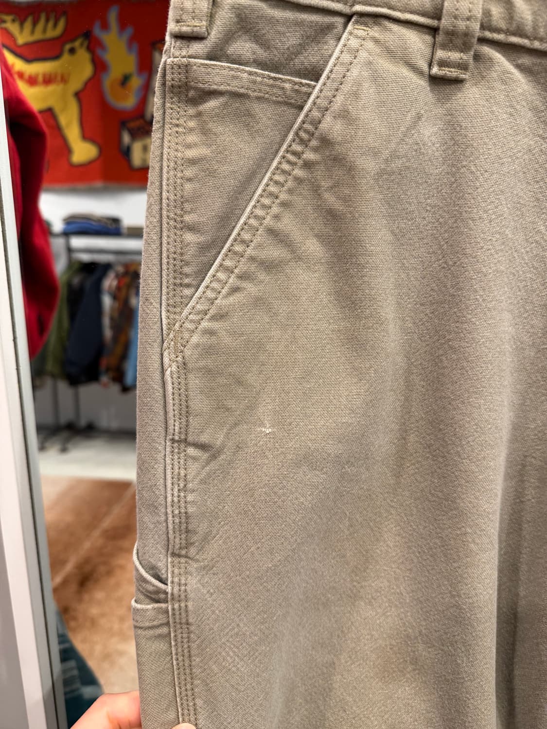 Carhartt 칼하트 덕 캔버스 싱글니 카펜터 워크 팬츠 (36) 상품이미지8