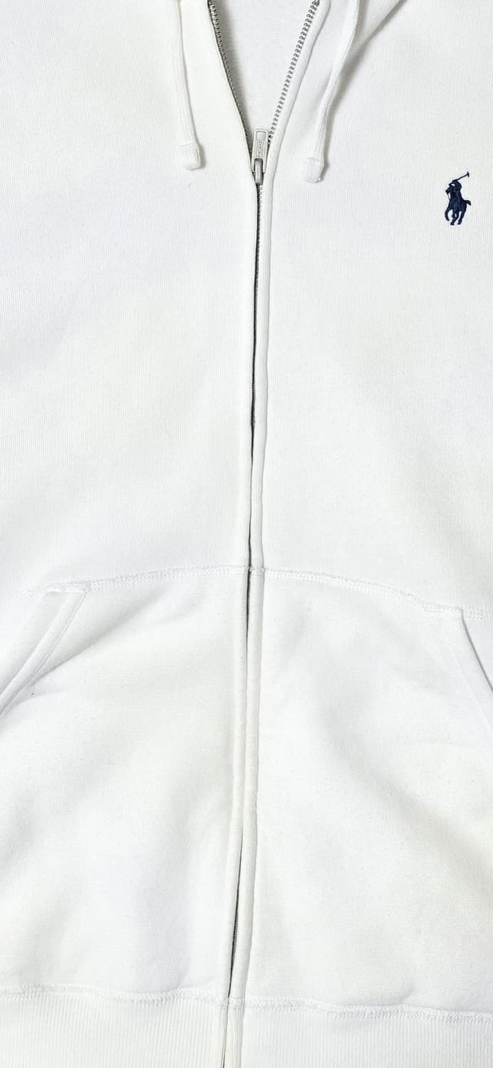 폴로 랄프로렌 후드집업 L 흰색 상품이미지5