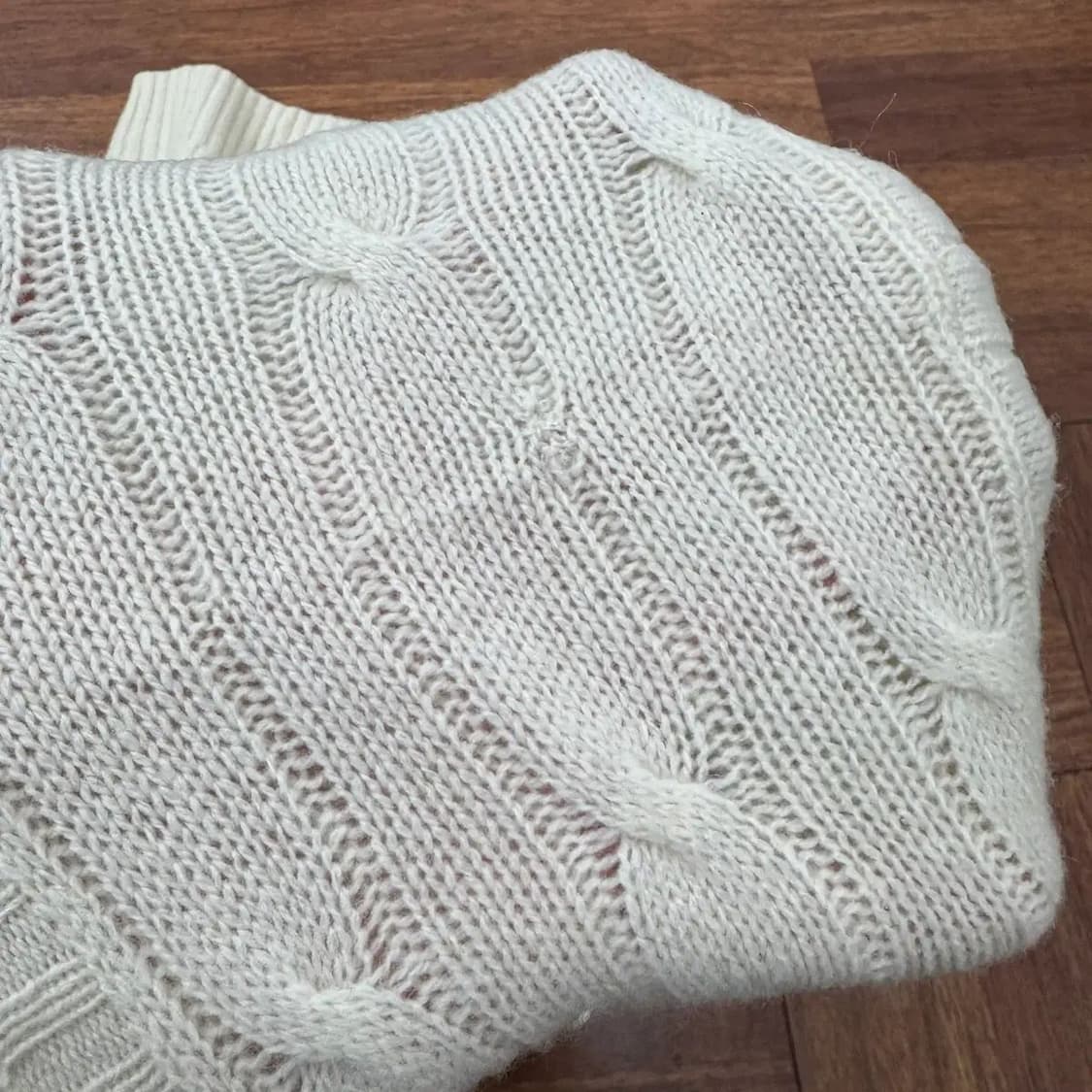 M(100) 폴로 랄프로렌 캐시미어 케이블 라운드 니트 상품이미지5