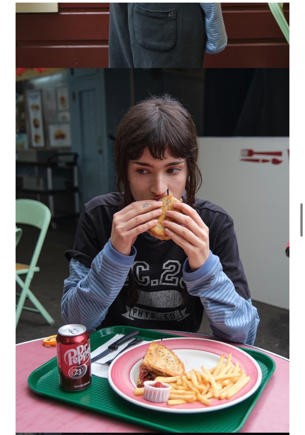 로우클래식 스트라이프 블루 M 상품이미지3