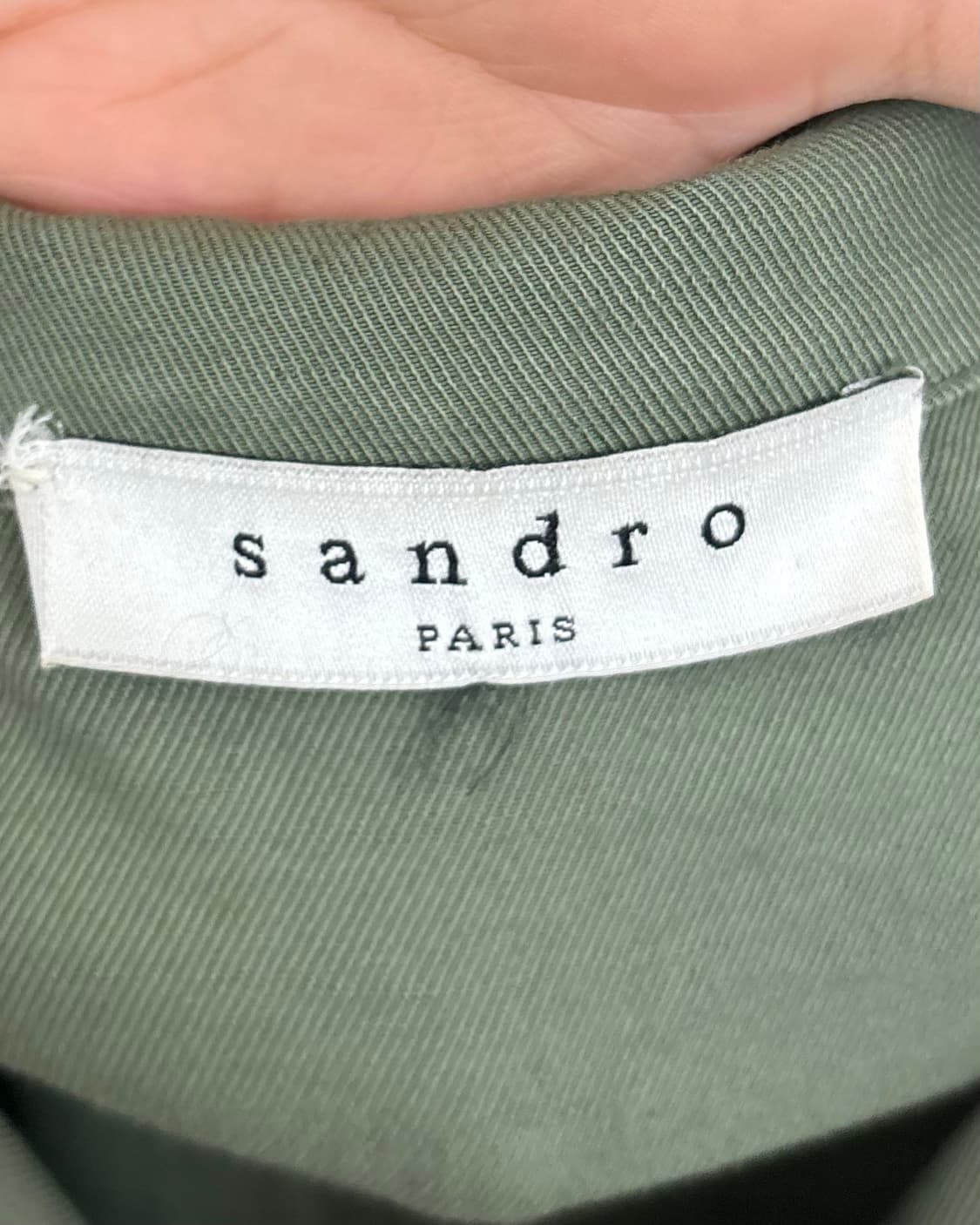 산드로 카키 셔츠 상품이미지7