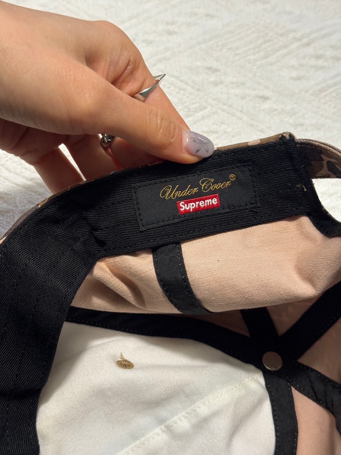 슈프림 x 언더커버 스터드 6-패널 브라운 카모 - 23SS  상품이미지4