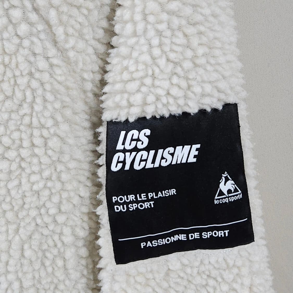 95~100)르꼬끄 아노락 반집업 뽀글이 후리스 베이지 상품이미지3