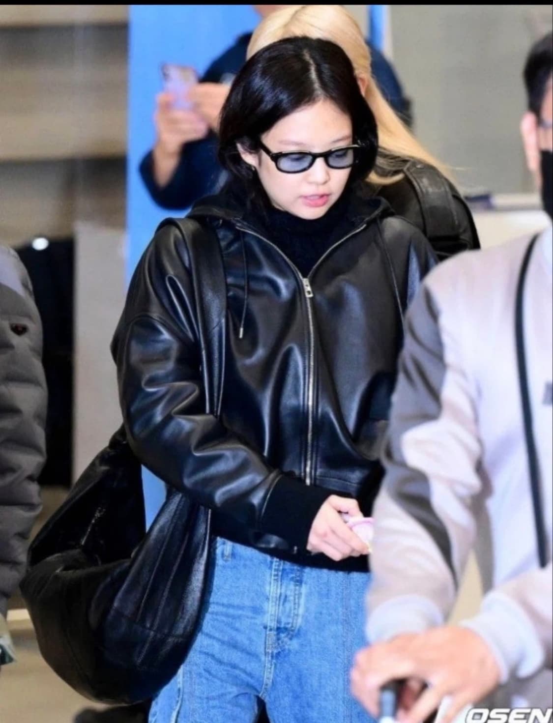 L) 르메르 라지 크로와상 범백 소가죽 블랙 상품이미지5