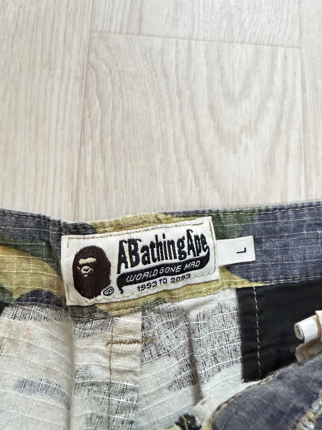 베이프st 카모 반바지 상품이미지3