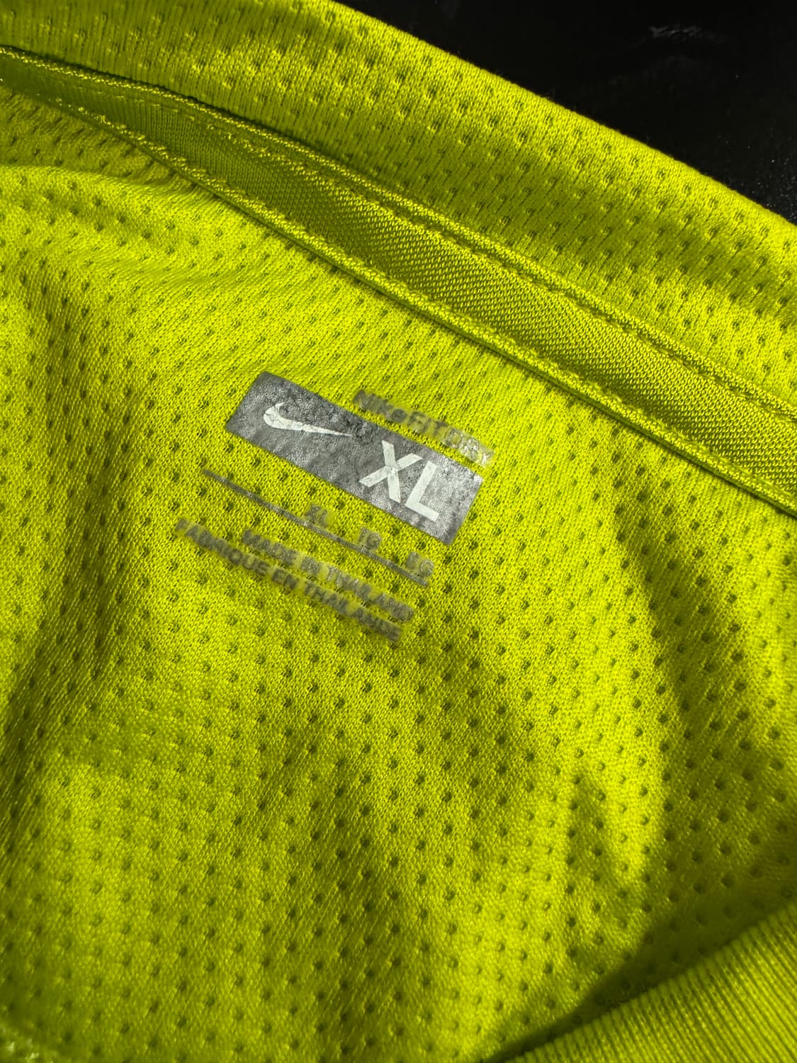나이키 올드스쿨 기능성 형광 골키퍼 티셔츠 XL 상품이미지3
