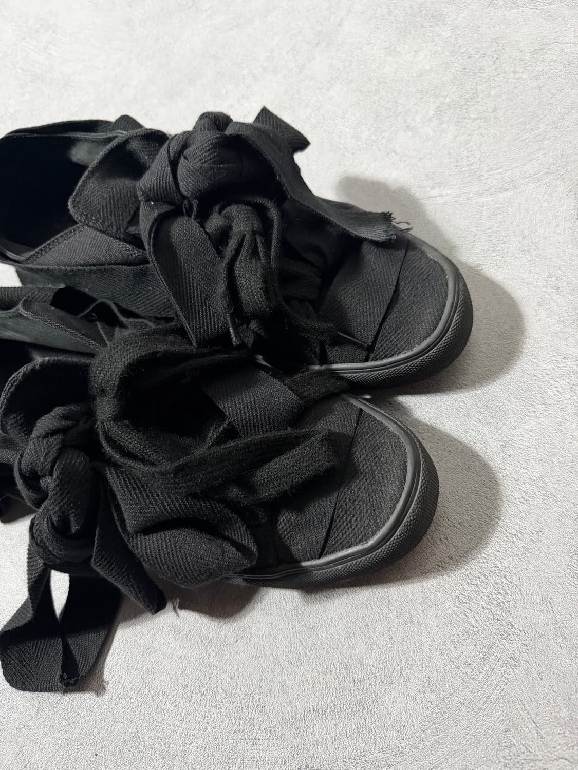 Yohji Yamamoto POUR HOMME 레이스업 슬립온 상품이미지4