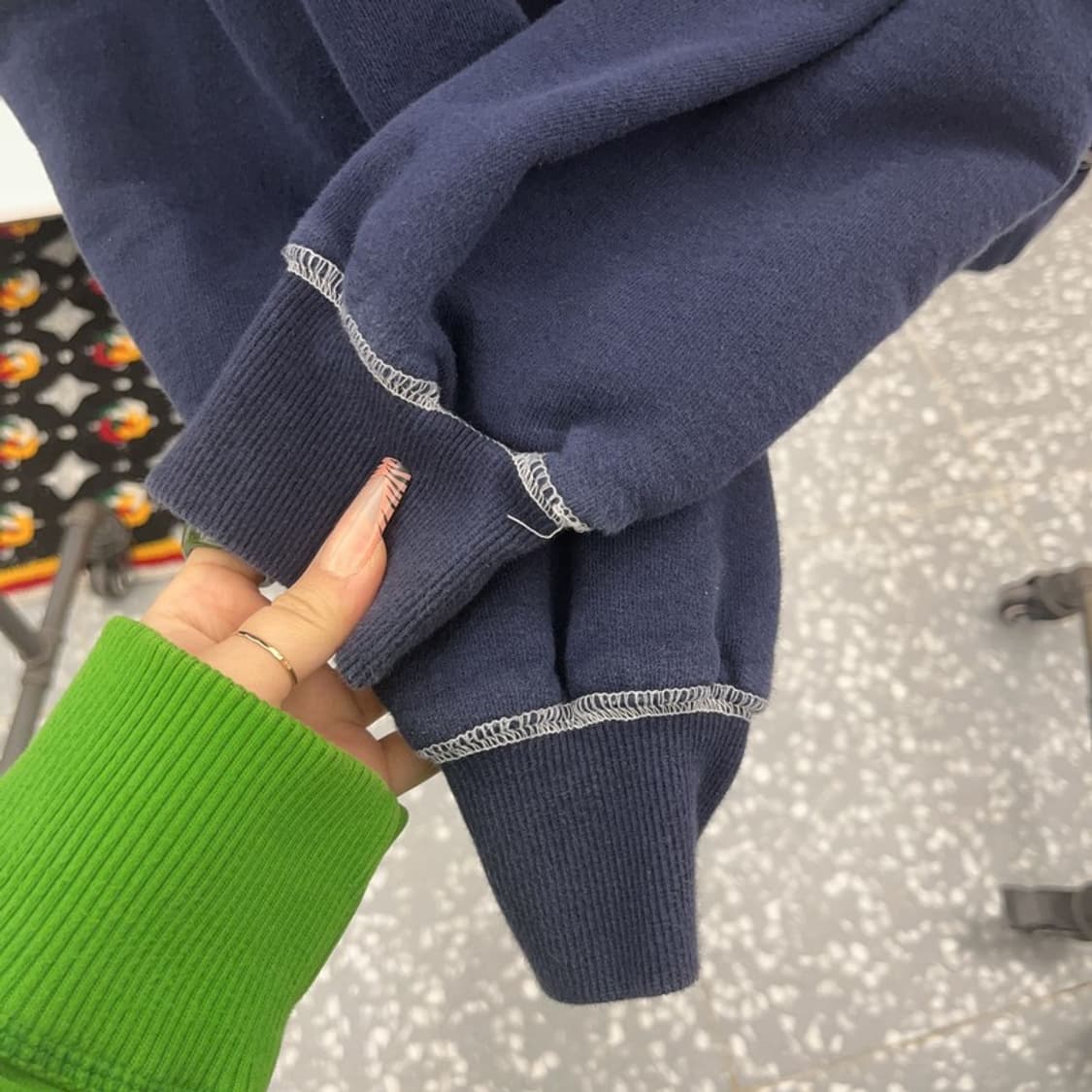 LEE 탑스티치 컨트리 캔자스 타이포 후드티 L C08251 상품이미지7