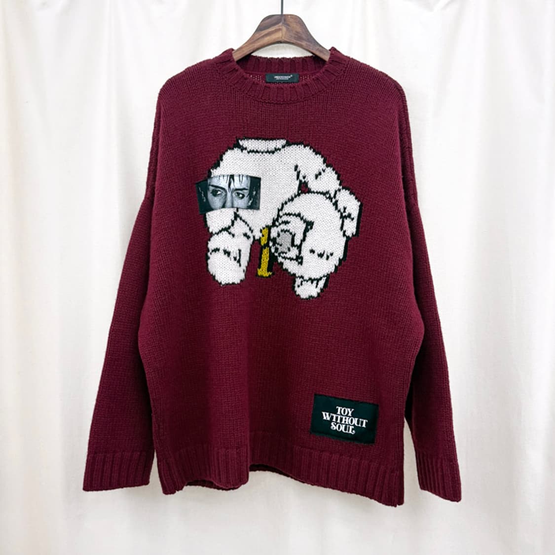 언더커버 토이 위드아웃 소울 인타르시아 울 스웨터 상품이미지3