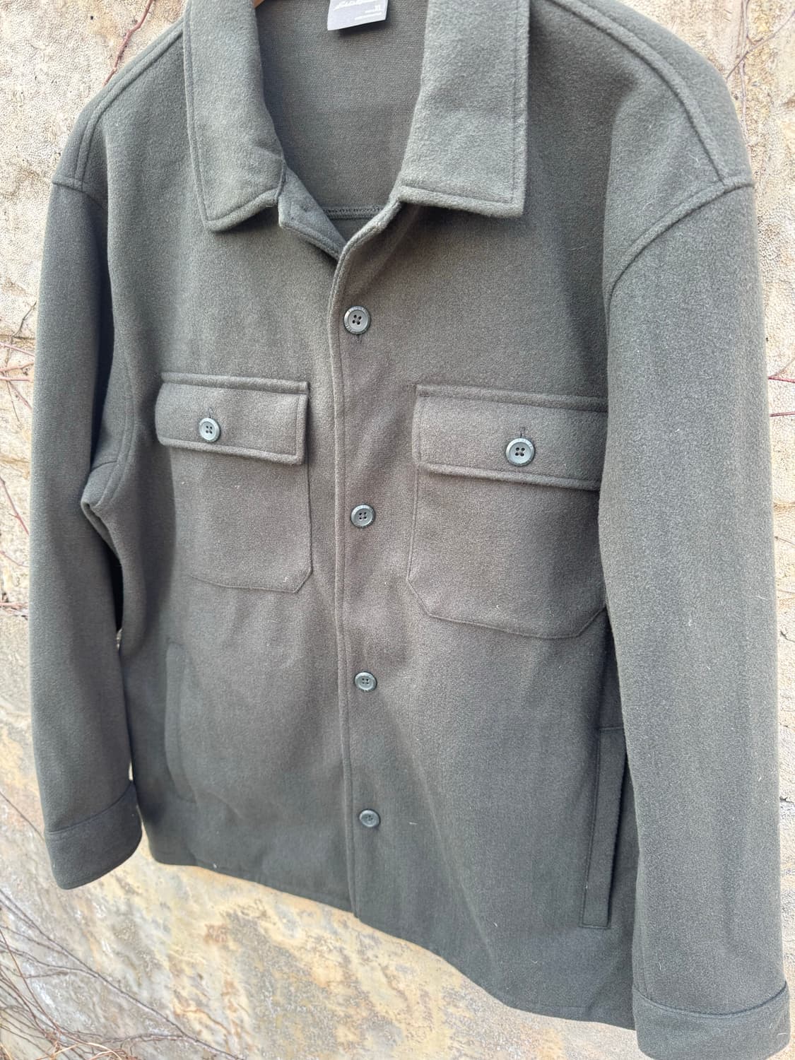 에디바우어 울 셔츠 자켓 xl 상품이미지3