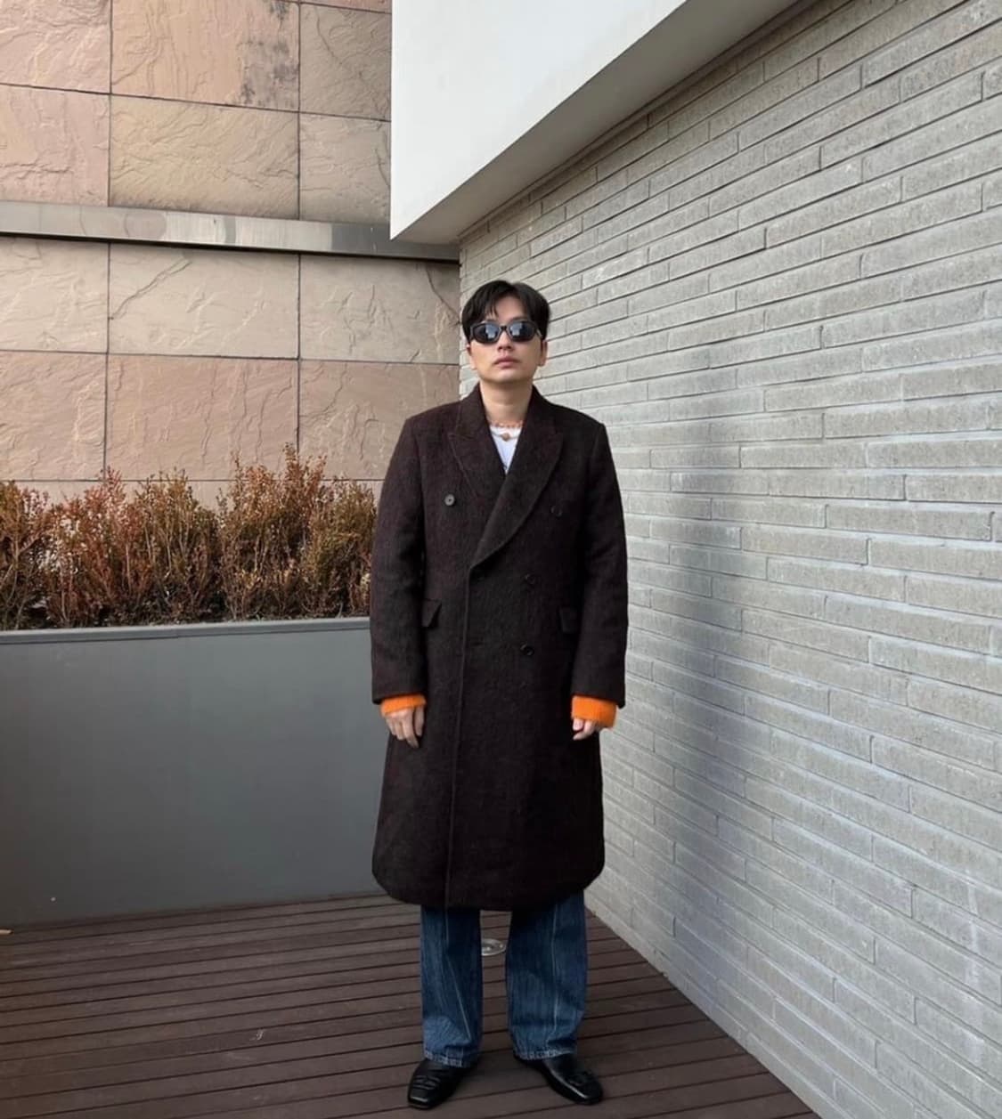 [50] 아워레가시 웨일 코트 브라운 상품이미지2