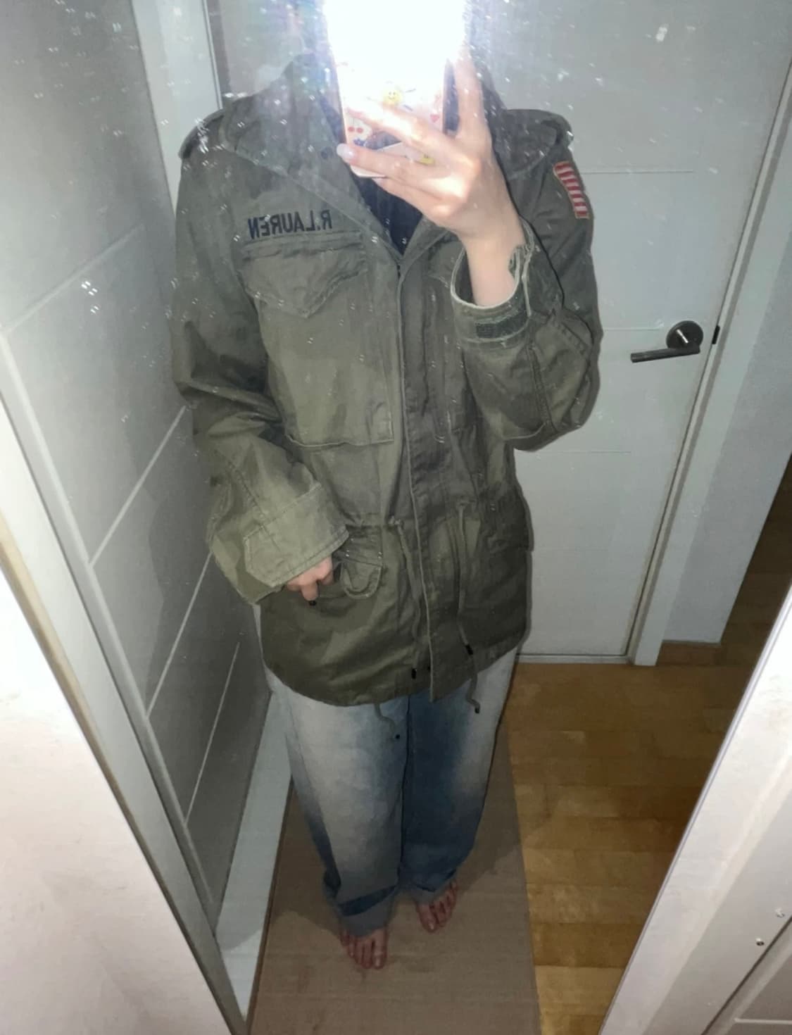 폴로랄프로렌 카키 야상 S 상품이미지1