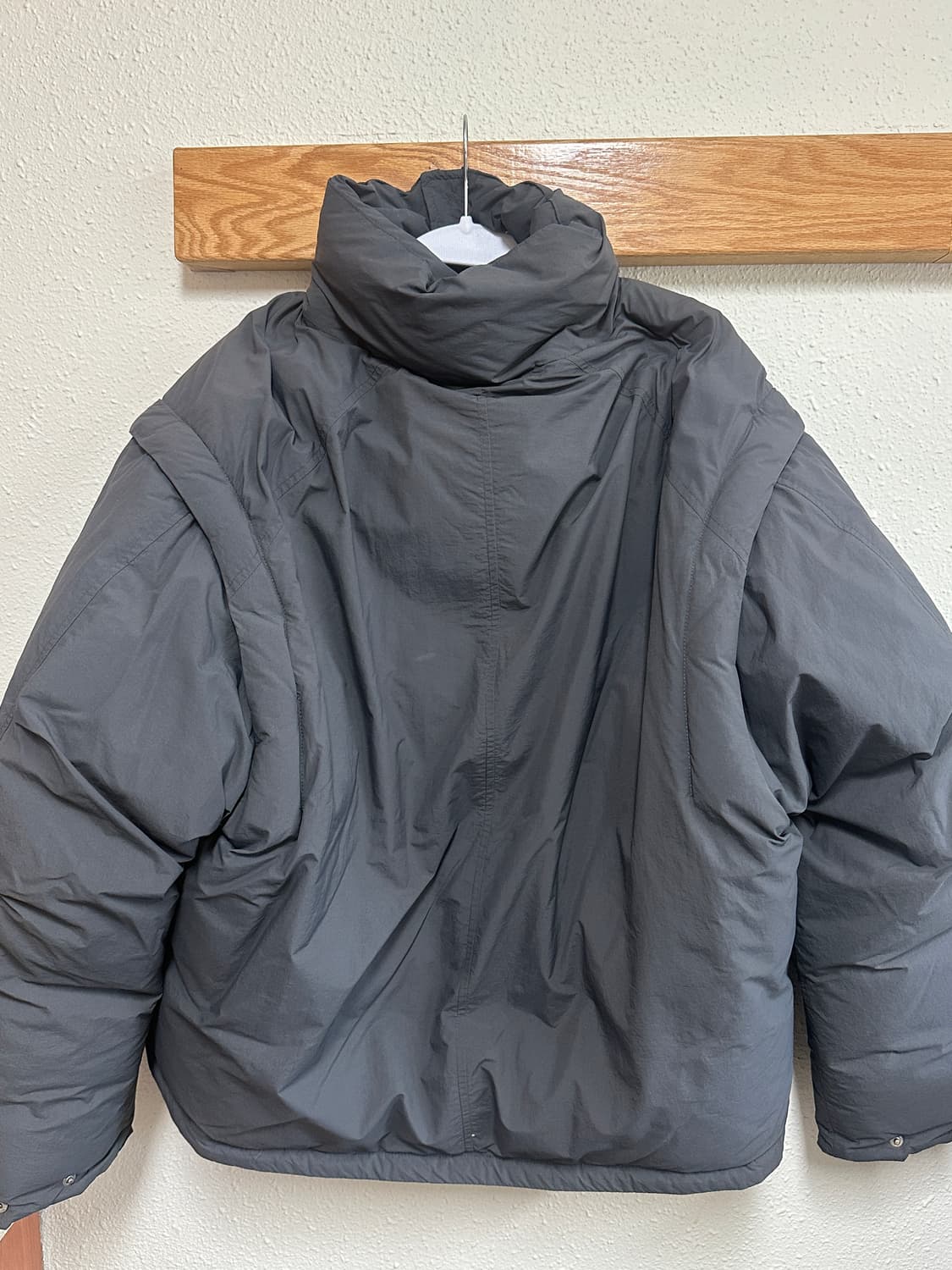 비슬로우 덕다운 밀리터리 파카 차콜 M 상품이미지2