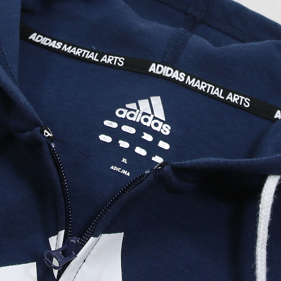 (착용컷) 아디다스 martical arts 스웻 후드 집업 (98) 상품이미지5