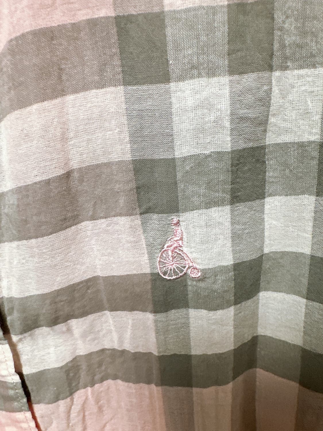 빈폴레이디스 핑크 빅체크 기본 셔츠(100)   상품이미지4