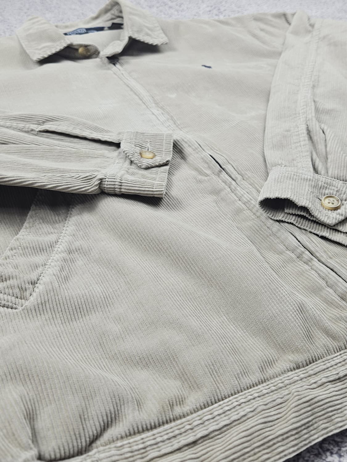 90's 폴로랄프로렌 코듀로이 스윙탑 블루종 자켓 ( L )/ 10300 상품이미지10