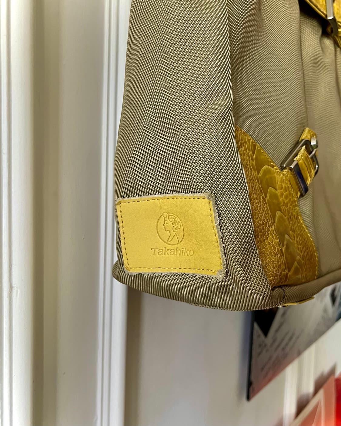 Takahiko Japan Leather & Canvas Bag 상품이미지6