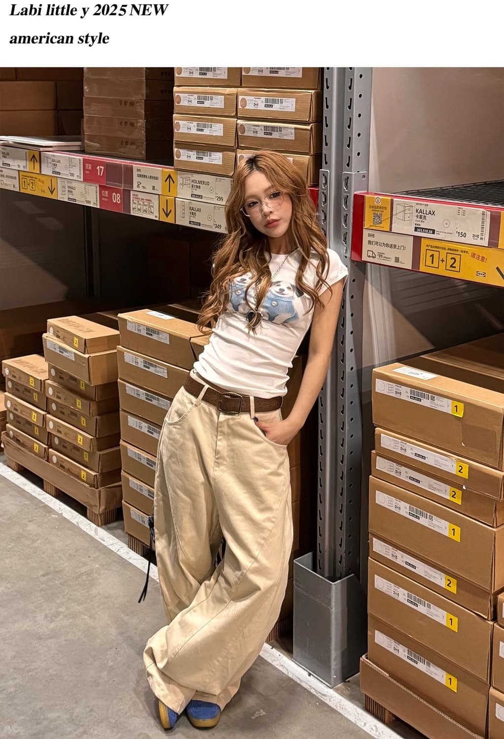 자수 스트레이트 팬츠 (2color) 상품이미지2