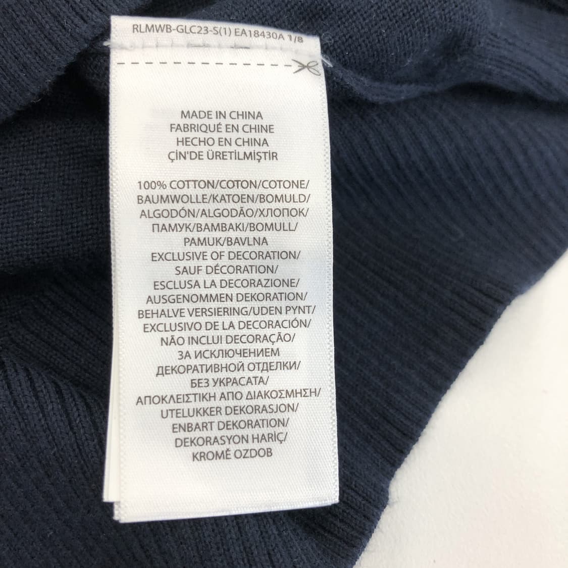 폴로 랄프로렌 피마코튼 상위라인니트 55  상품이미지6