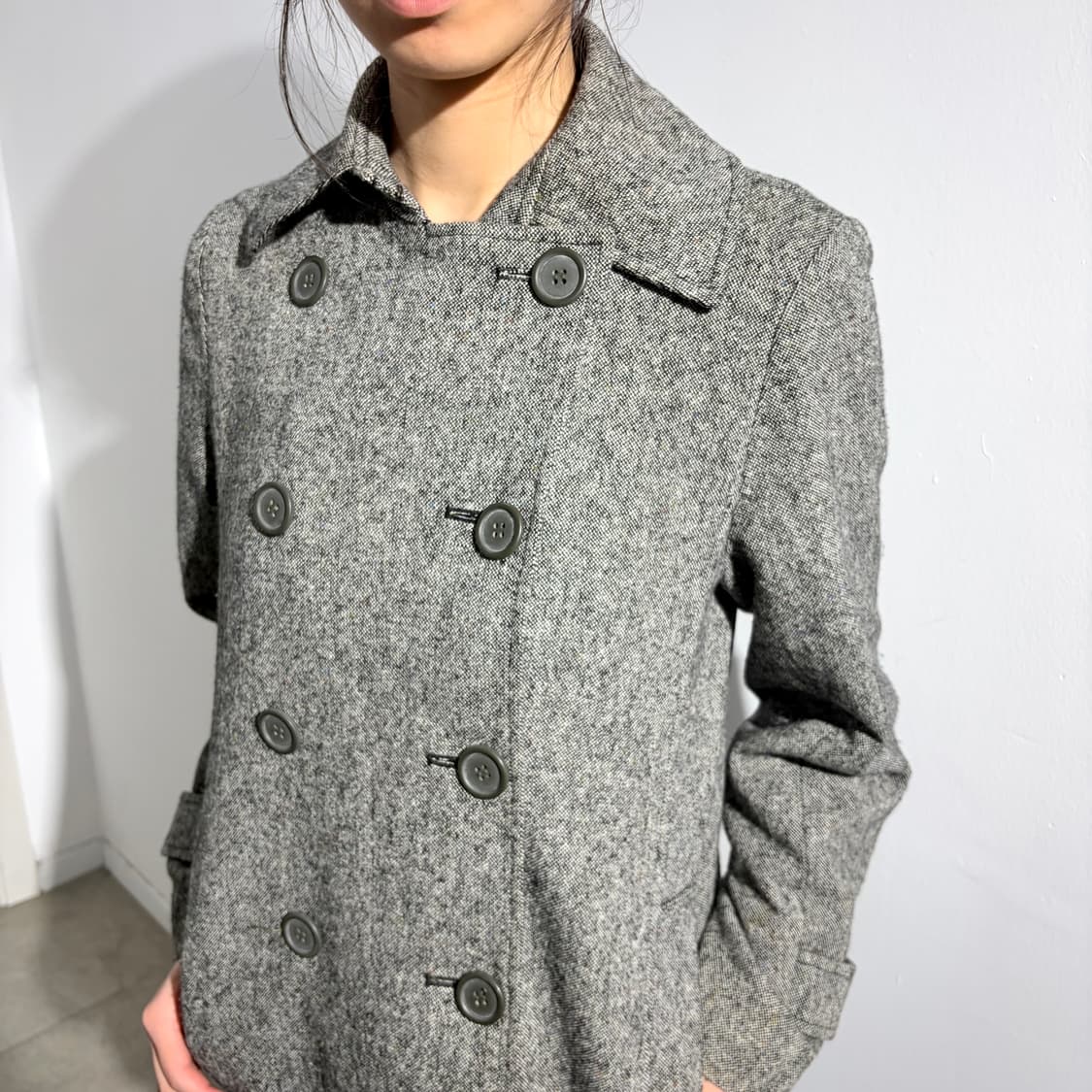 KILIWATCH 코트 그레이 더블 자켓 상품이미지3