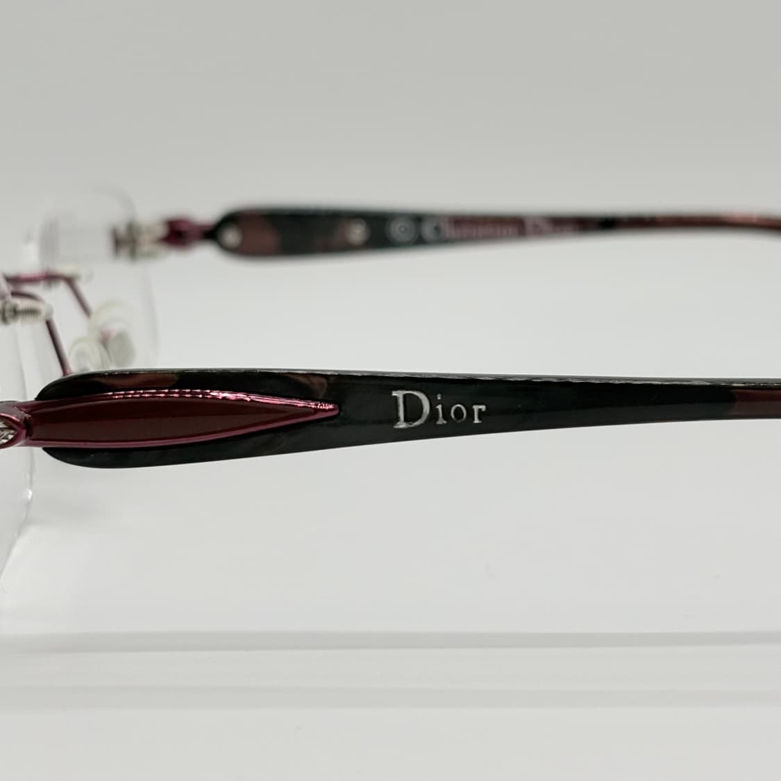 DIOR 디올 레드 사각 무테 상품이미지6