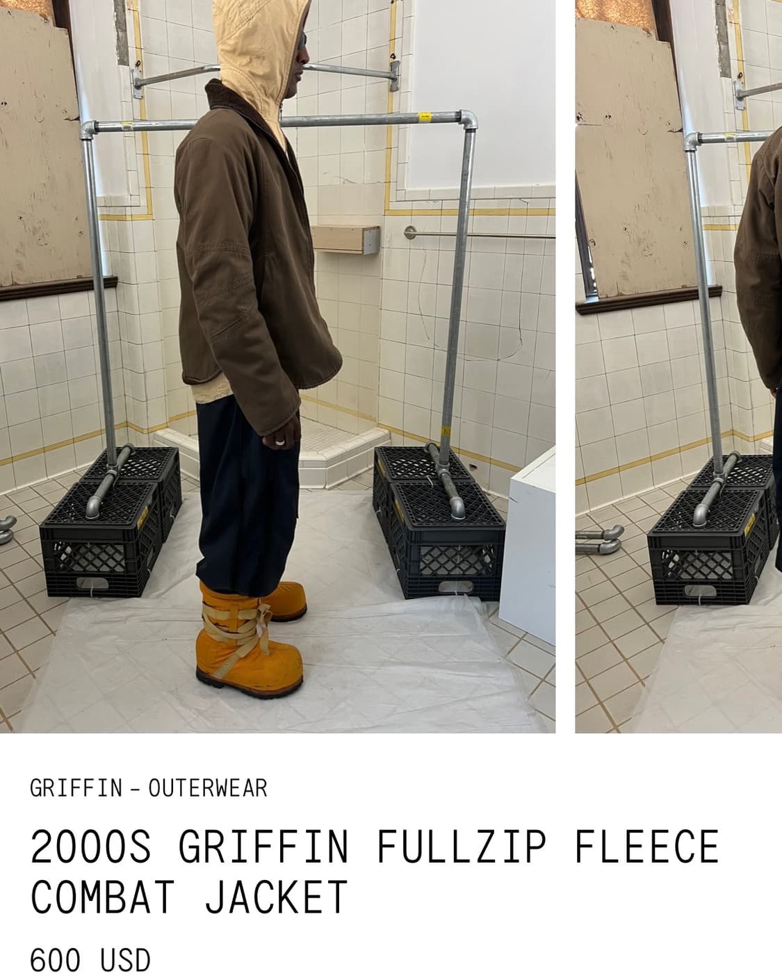 GRIFFIN FULLZIP FLEECE COMBAT JACKET 상품이미지2